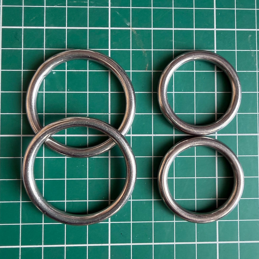 Thumbnail: Stainless Steel Rings (pair)