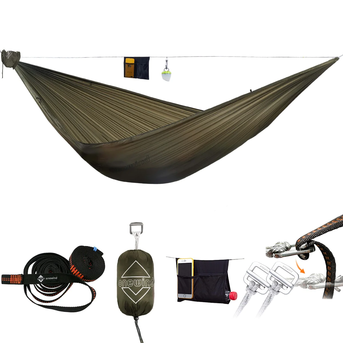 Whirlwind 11' Ultralight Camping Hammock hengehammocks