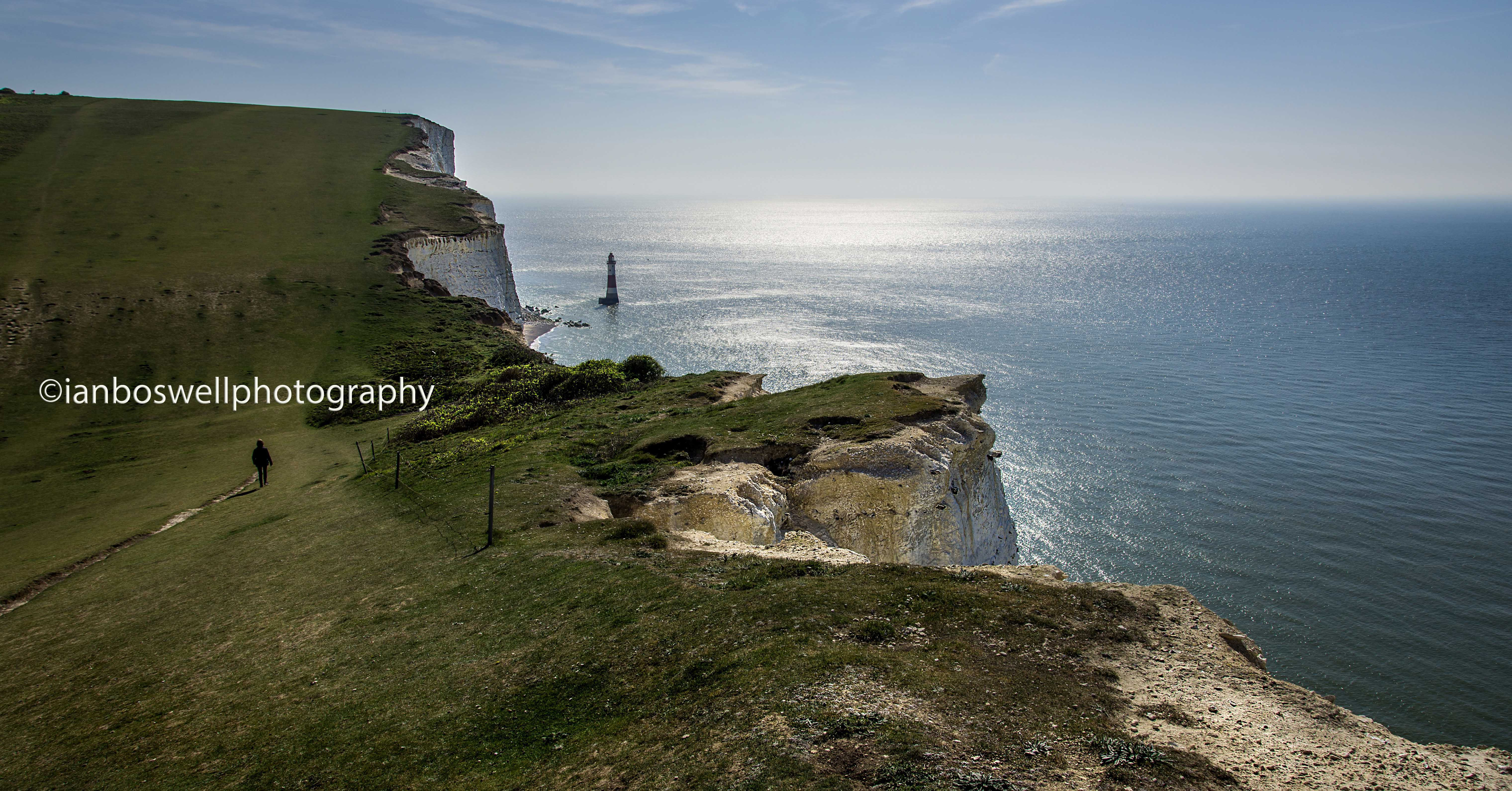 beachy head cliffs and lighthouse