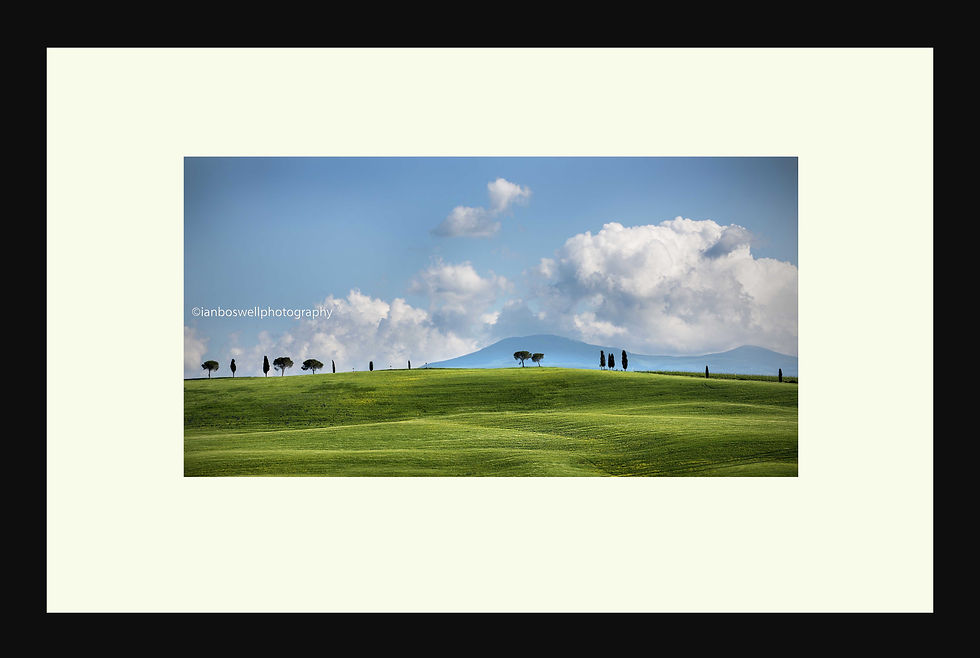 val d'orcia, toscana (no 2) (framed)