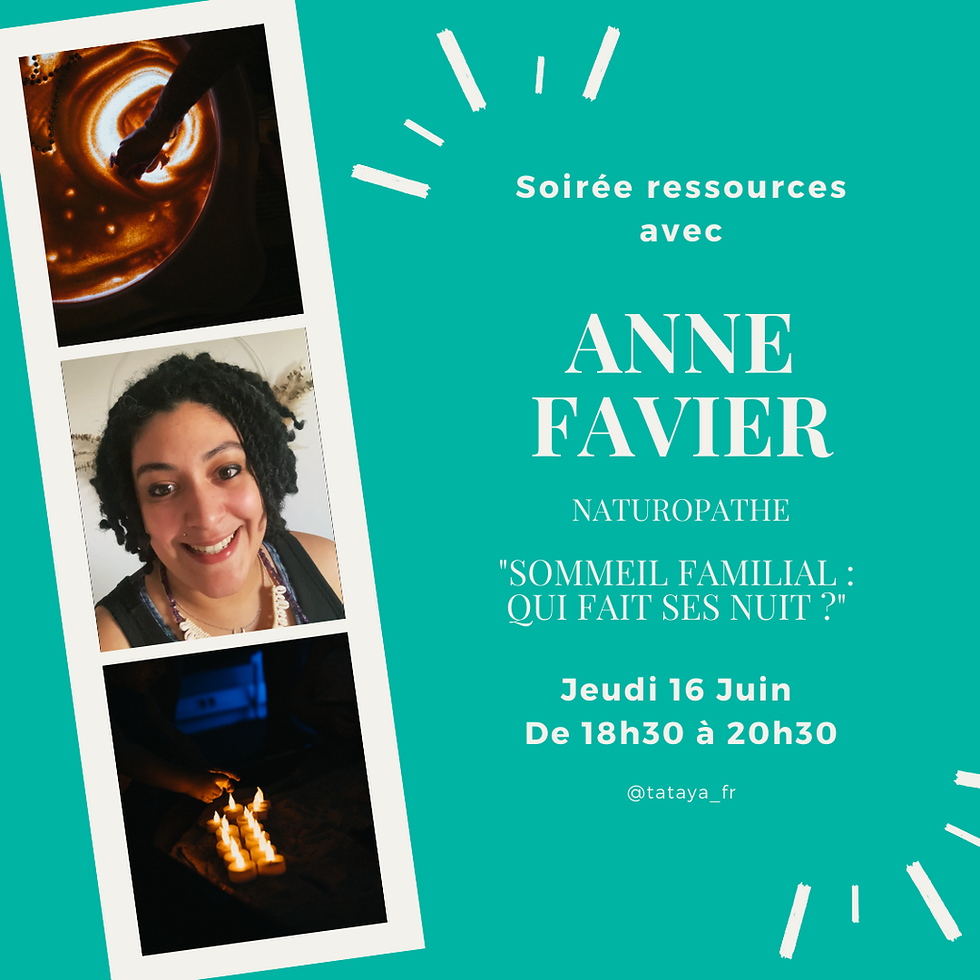 Soirée ressources TATAYA X Anne FAVIER