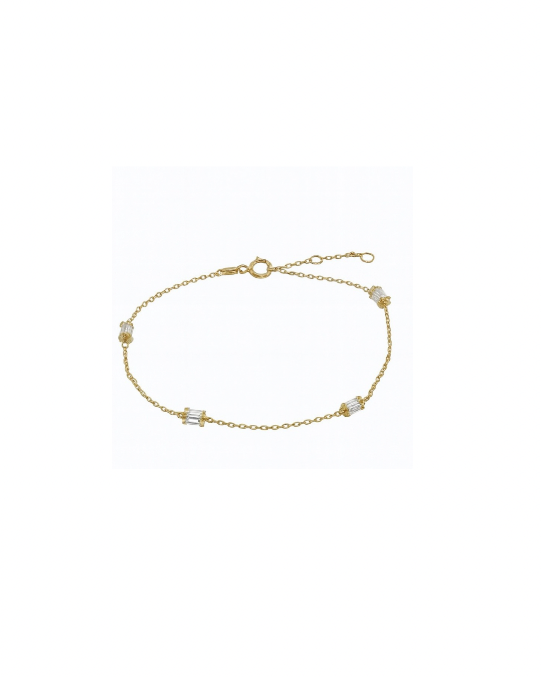 10kt Gold Cubic Zirconia bracelet