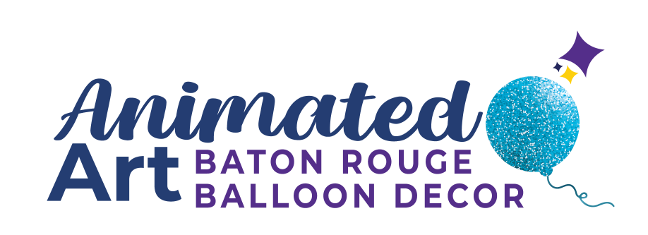 Animated Art logo for balloon decorations in baton rouge.