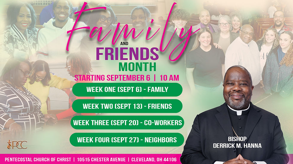 Family & Friends Month