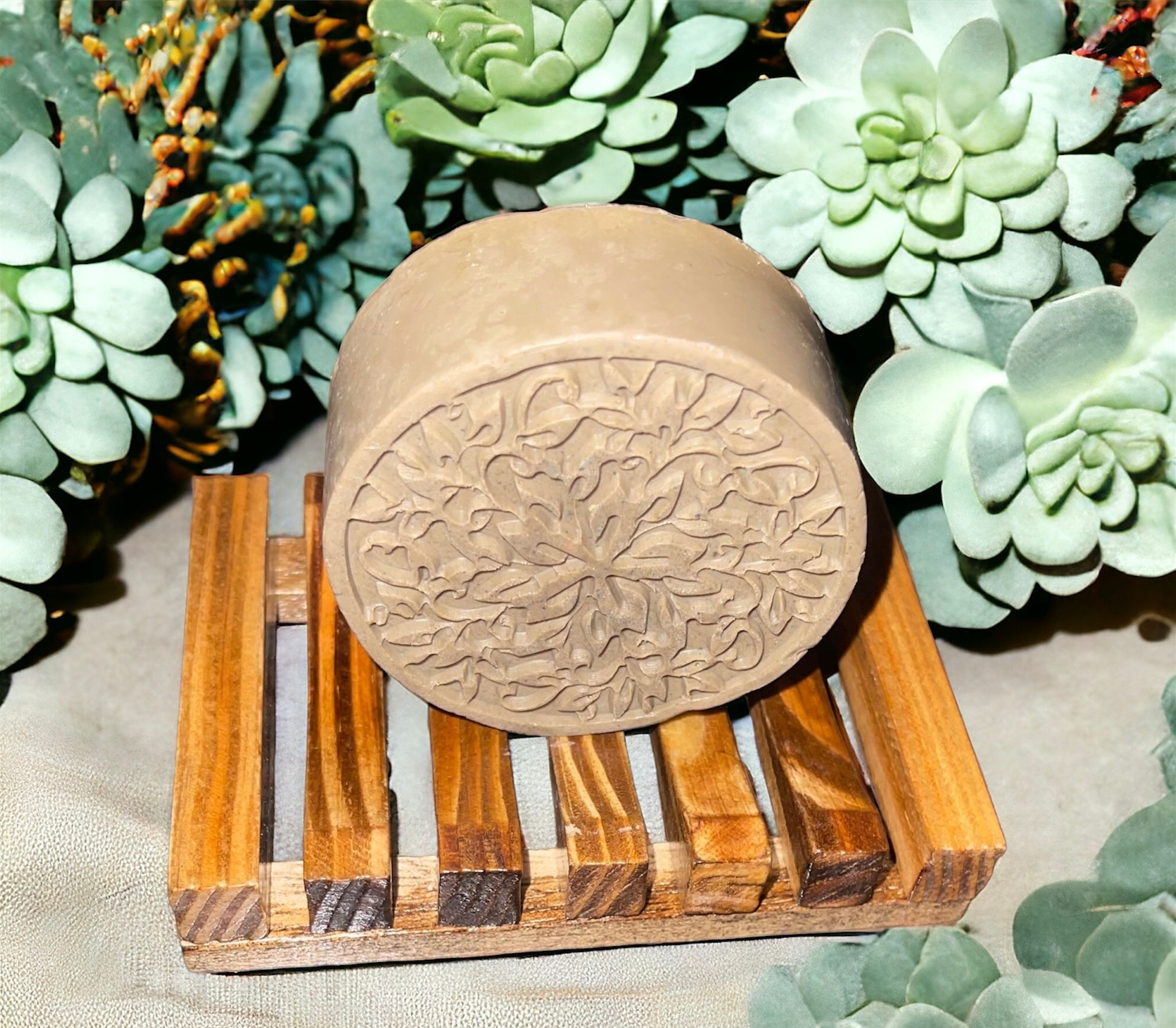 Moringa with Black African Soap infused with essential oils 