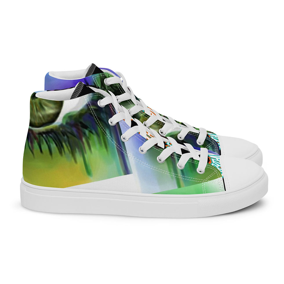 Thumbnail: Men’s high top canvas shoes 3rd-eye 54