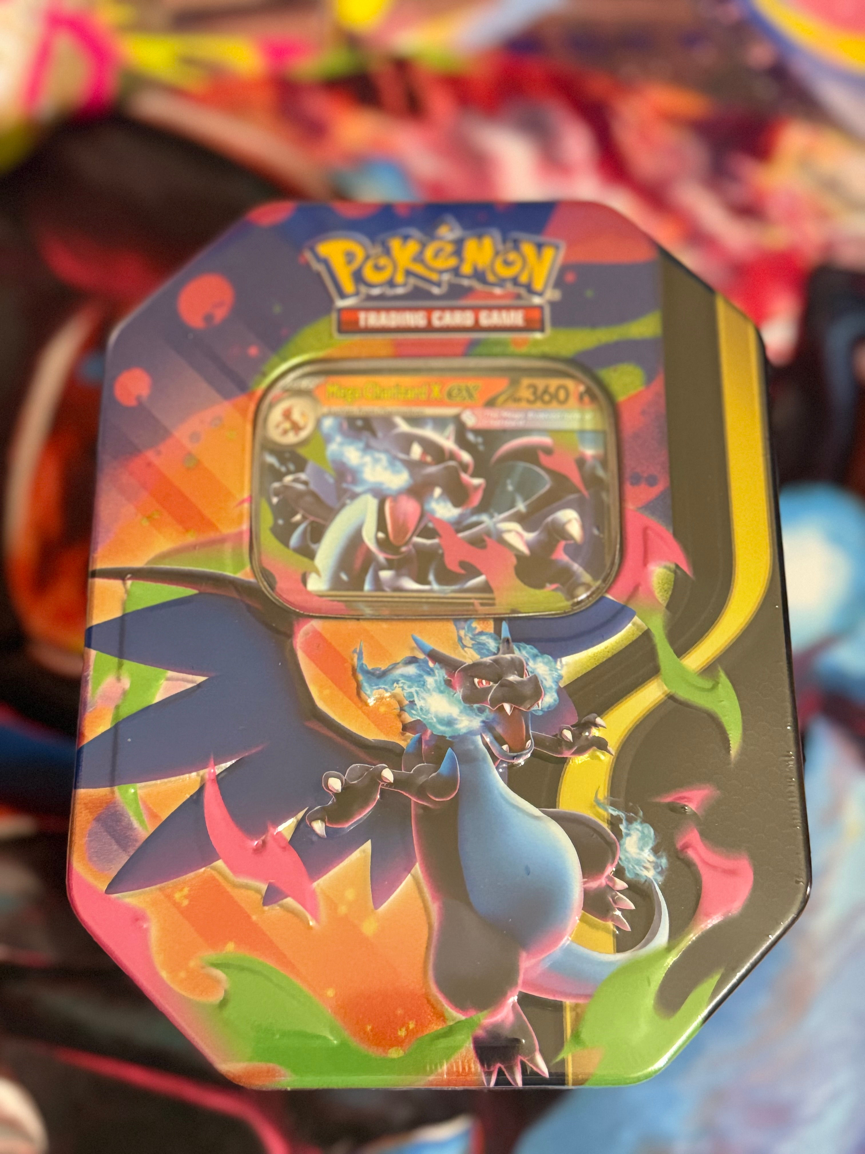 Mega Charizard X EX Tin