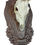 Thumbnail: Carved Black Walnut Deer Skull Plaque: Black Forest Decor ALL species
