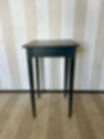 Thumbnail: Unusually tall 32.25") Early 19th century southern table in original blue paint