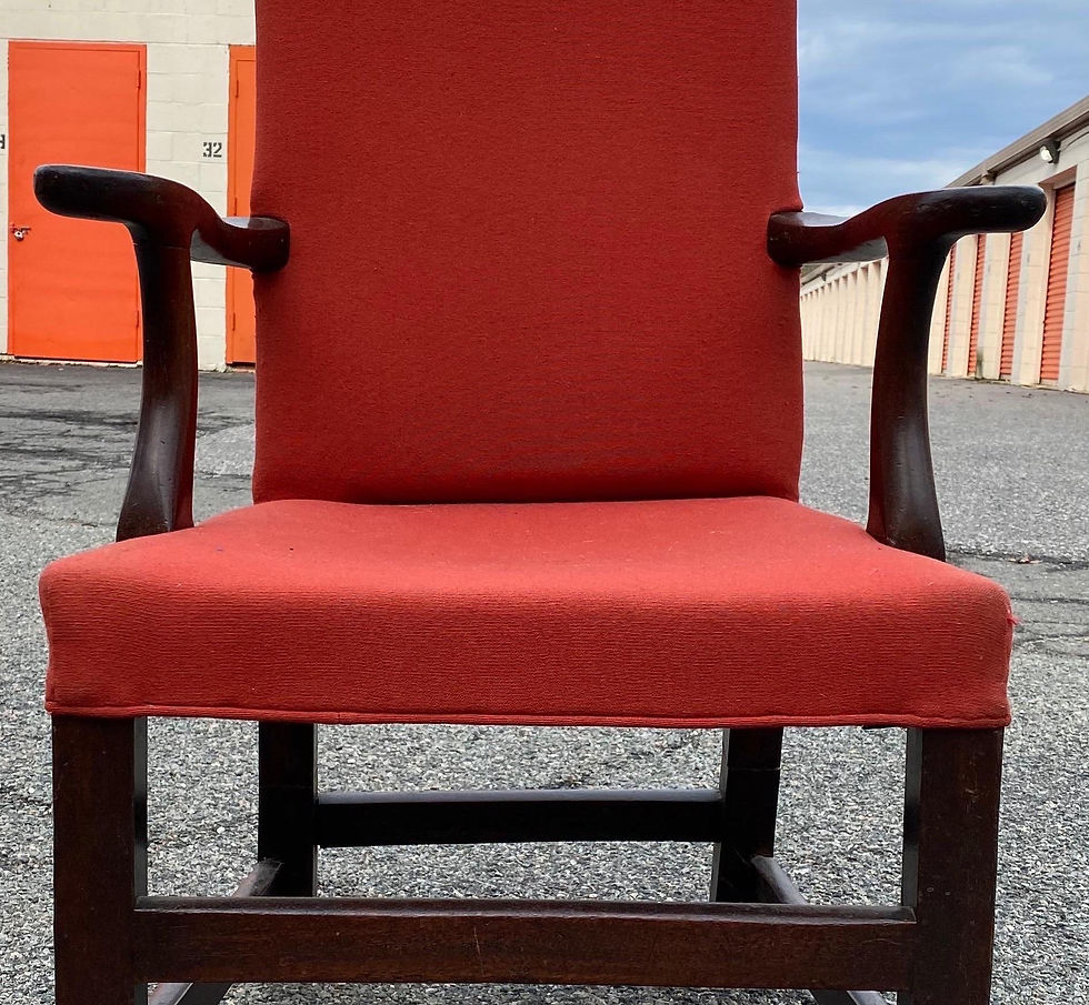 Thumbnail: 19th Century English Mahogany Armchair