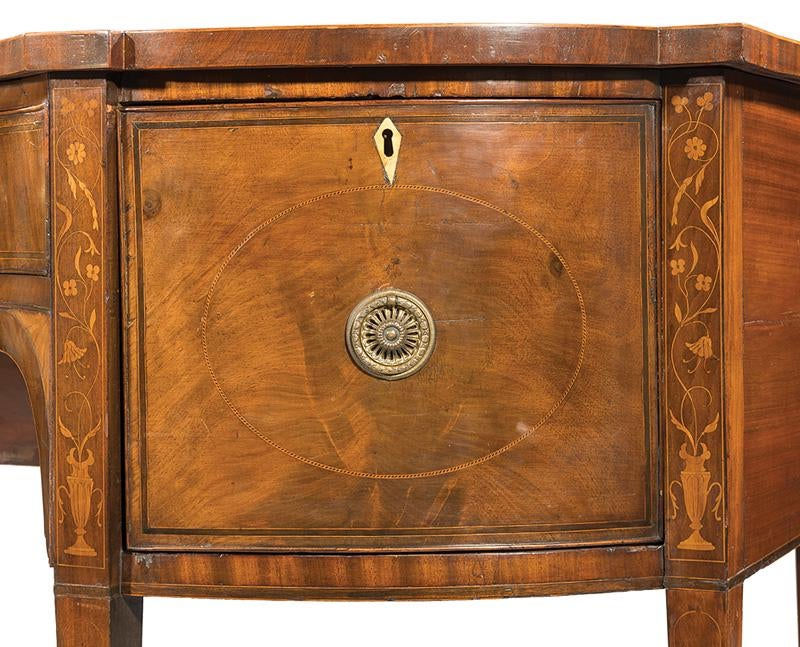 Thumbnail: Petite Irish Inlaid Georgian Sideboard