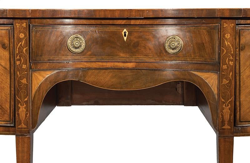 Thumbnail: Petite Irish Inlaid Georgian Sideboard