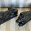 Thumbnail: Handsome Pair of 19th Century American or English Cast Iron Lions