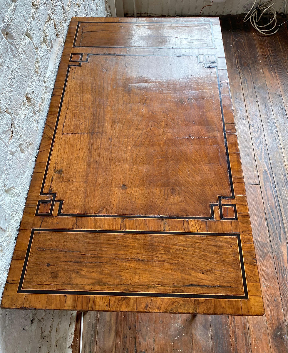 Thumbnail: Early 19th Century Italian Neoclassical Inlaid Single Drawer Table/ Desk
