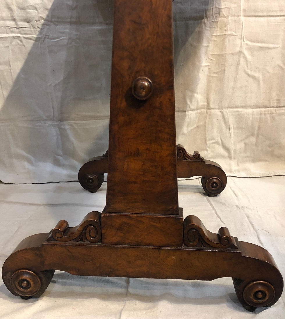 Thumbnail: 19th Century English Regency Hardwood Sofa Table