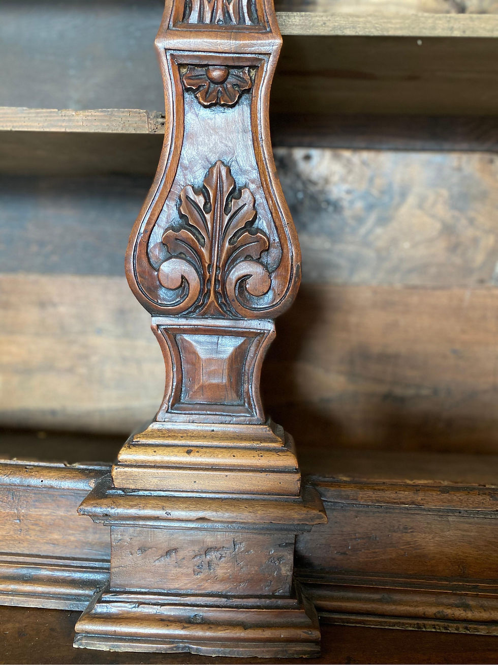 Thumbnail: 18th century Tuscan Walnut Bookcase