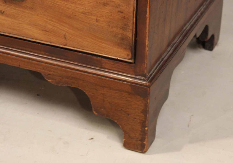 Thumbnail: George III Mahogany Bookcase on Chest