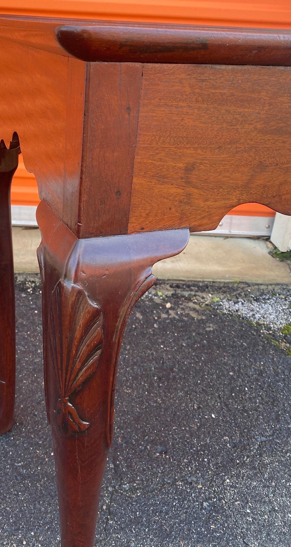 Thumbnail: Period 18th Century Irish Georgian Mahogany Silver Table