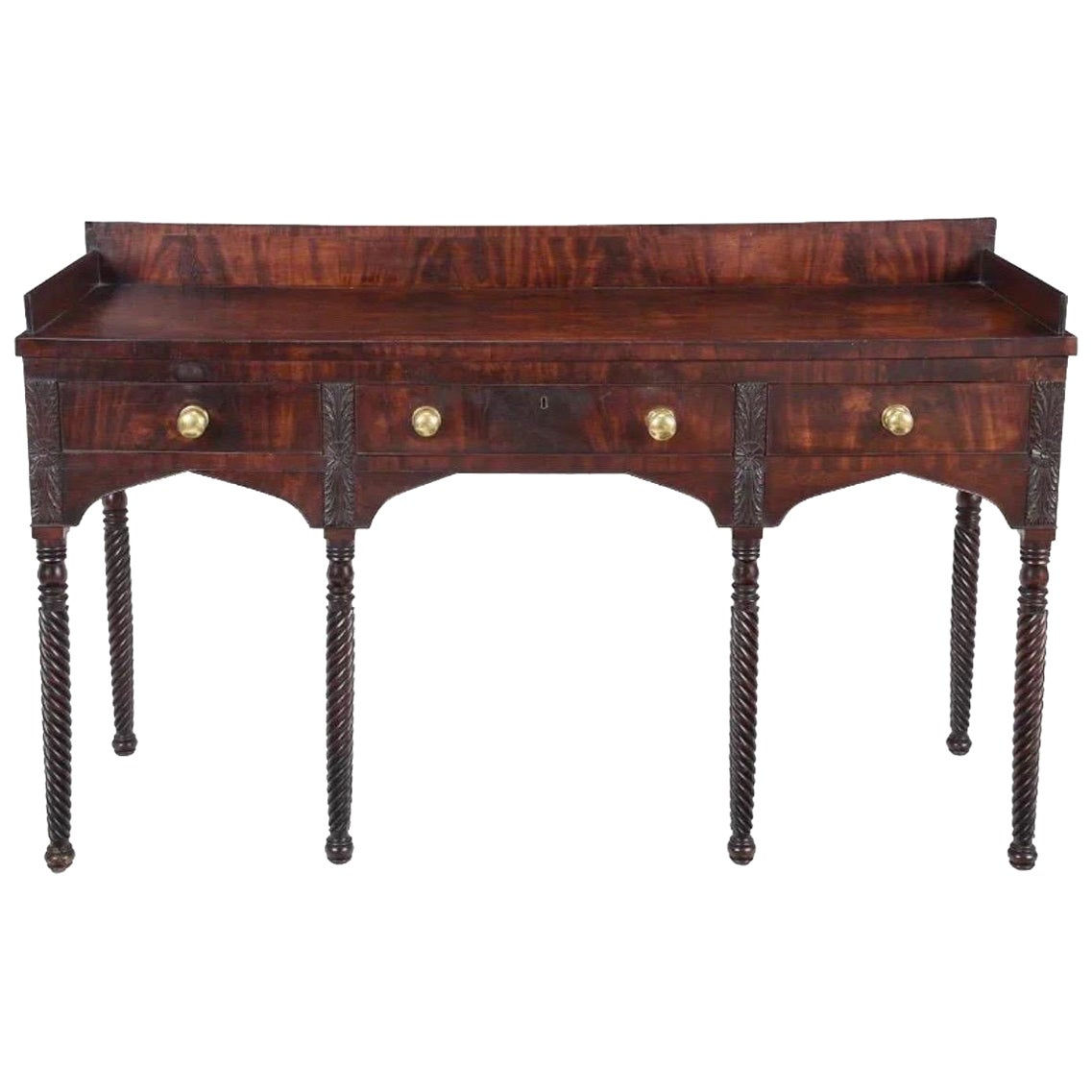 Fine Norfolk, VA Federal mahogany sideboard
