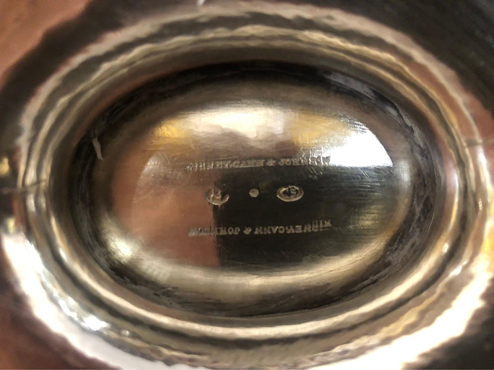 Thumbnail: 19th Century New York Made Silver Fruit Bowl