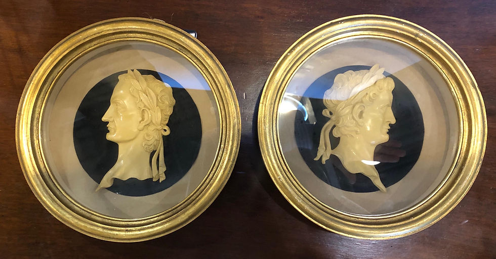 Thumbnail: Pair of 19th century Italian Plaster Plaques