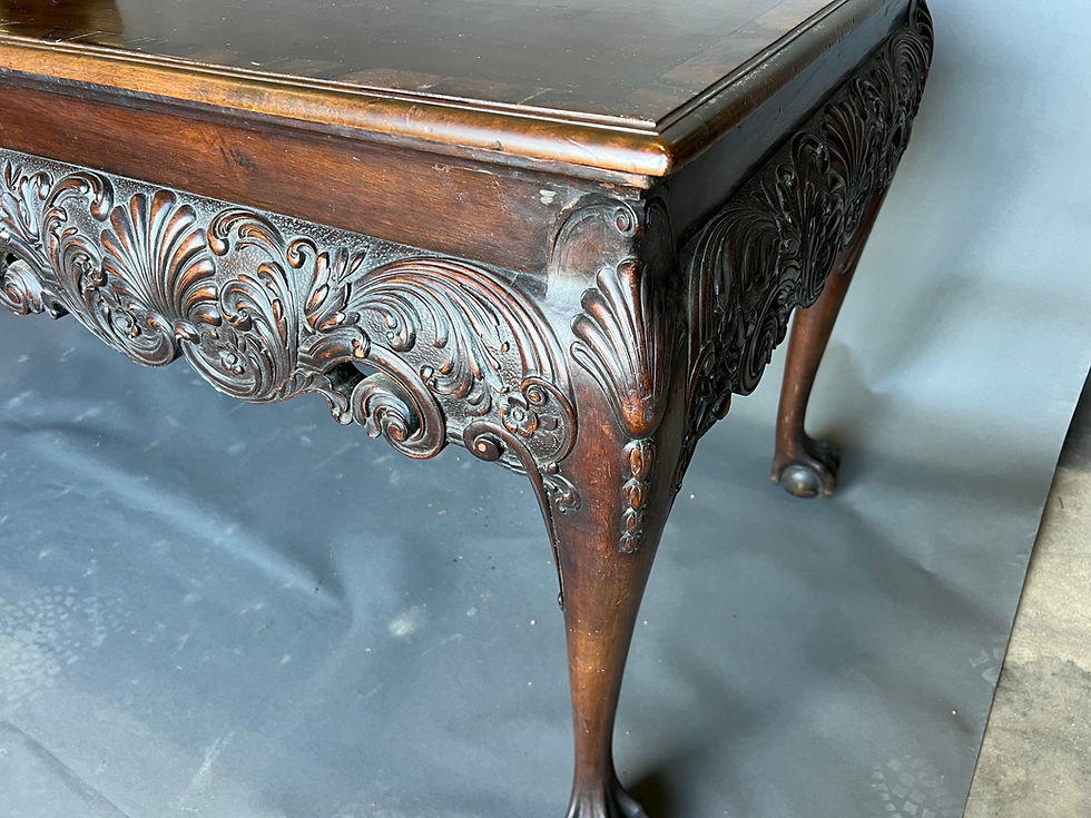 Thumbnail: Very Fine 19th Century Mahogany Console Table Stamped Gillows