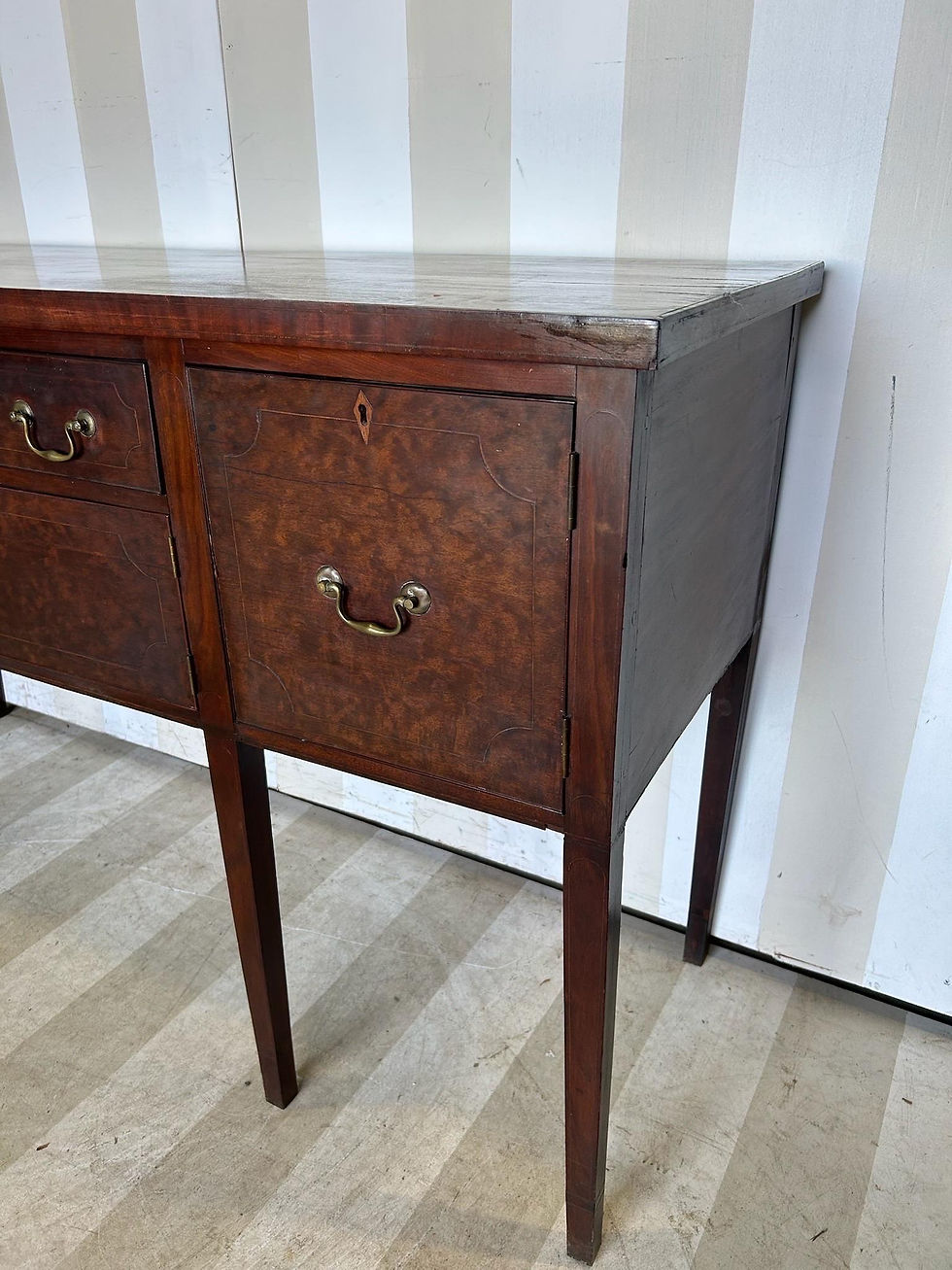 Thumbnail: Fine 19th century American federal period mahogany sideboard