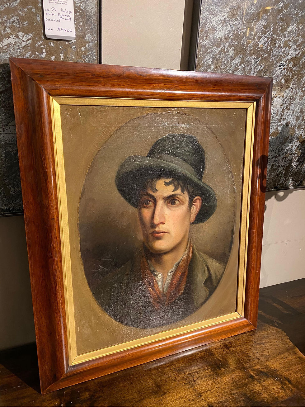Thumbnail: Handsome 19th Century Portrait of an Irishman