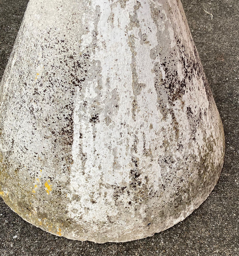 Thumbnail: Large Pair of Willy Guhl "Diablo" Hourglass Shaped Planters Sold as Pair