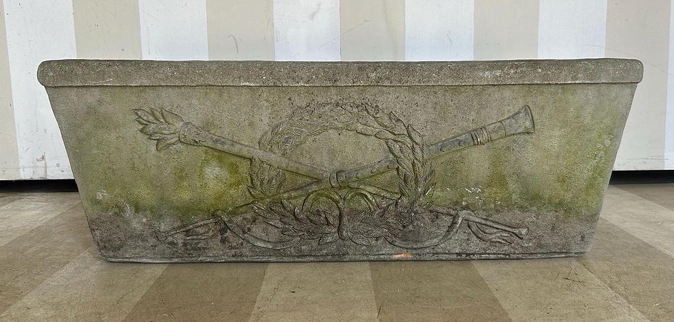 Thumbnail: Late 19th- early 20th Century French Neoclassical Style Cast Stone Planter