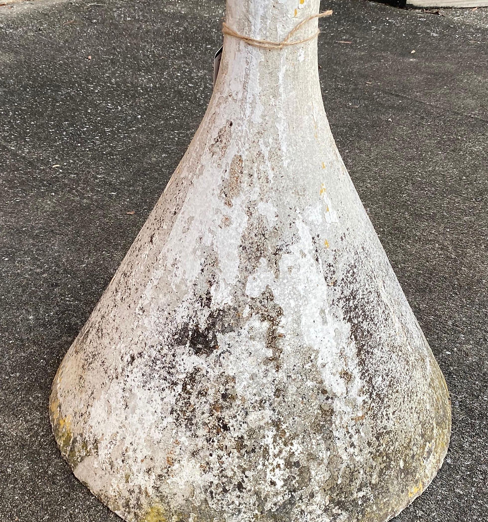 Thumbnail: Large Pair of Willy Guhl "Diablo" Hourglass Shaped Planters Sold as Pair