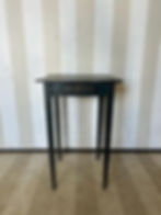 Thumbnail: Unusually tall 32.25") Early 19th century southern table in original blue paint