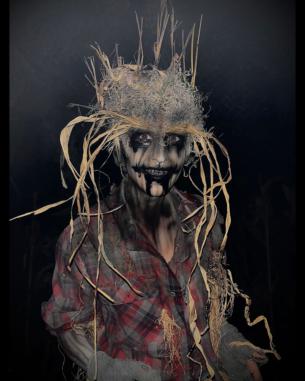 Spencer Wayne dressed as a Scarecrow Creature spencerwayne.png
