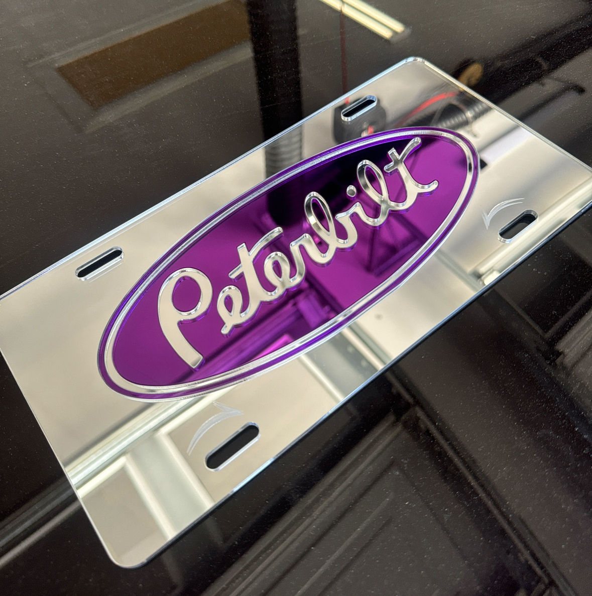 Peterbilt License plate