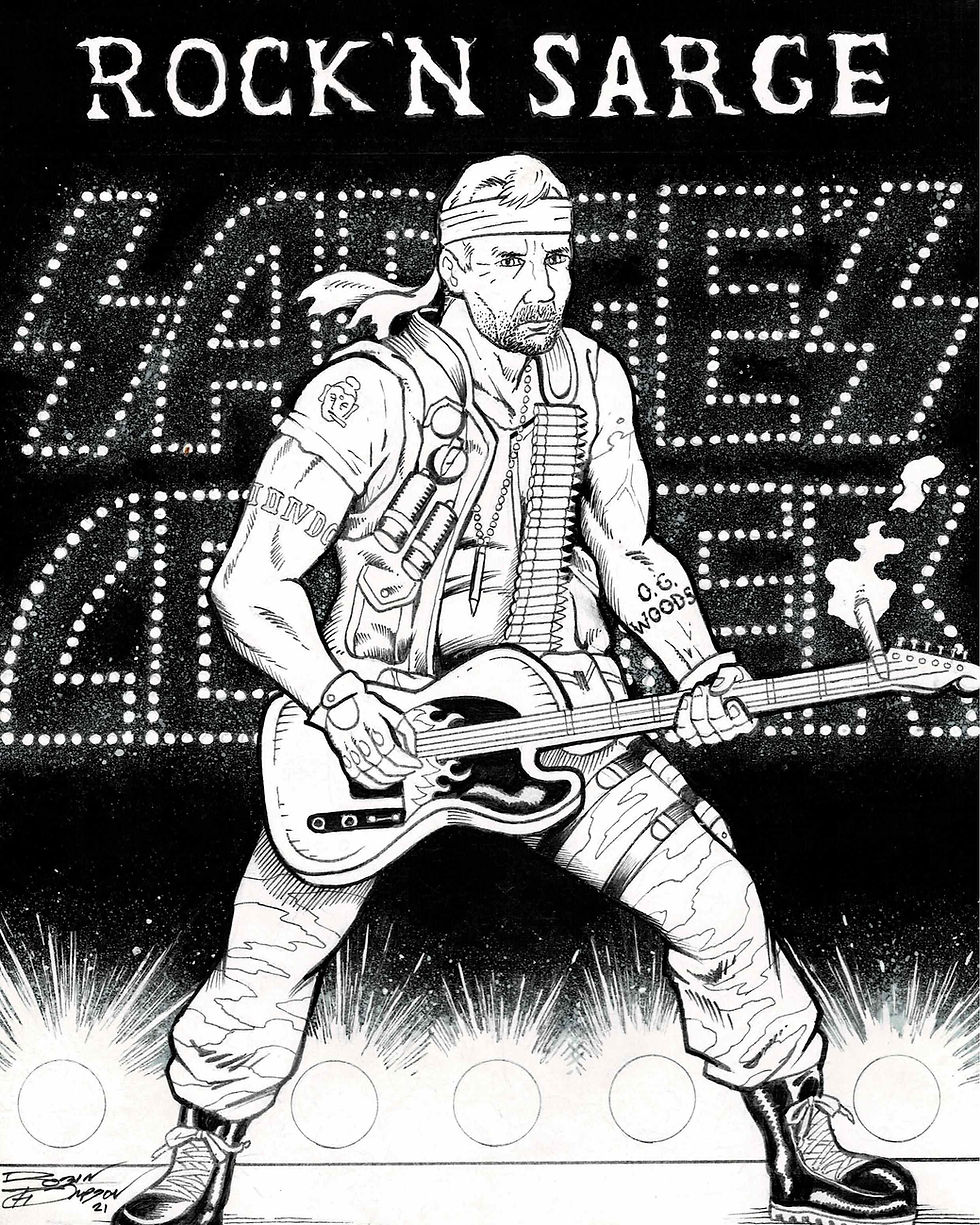 James C. Burns - Frank Woods - Call of Duty - 8x10 & 11x14 Photo