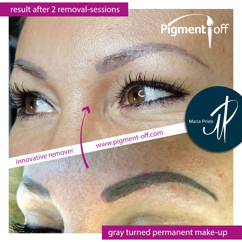 Entfernung und Korrekturen  von altem Permanent Make-up