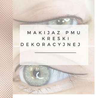 kreska dekoracyjna eyeliner masterclas doszkolenie szkolenie podstawowe makijaż permanentn