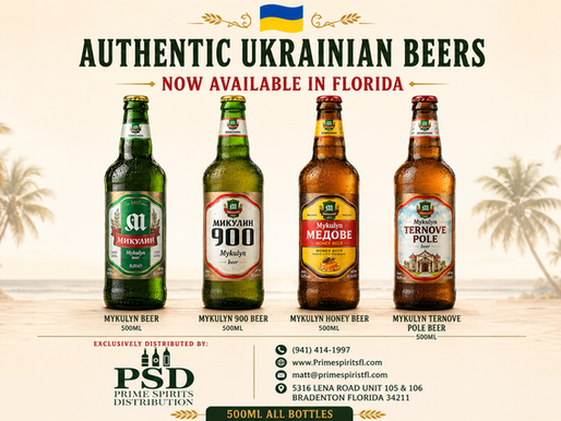Authentic Ukrainian Beers Now Available in Florida