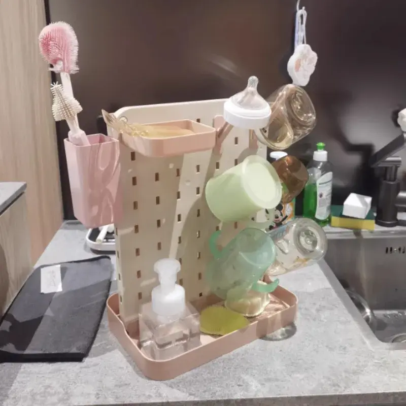 Miniatura: Escurridor de biberones, escurridor, soporte para secar y escurrir biberones