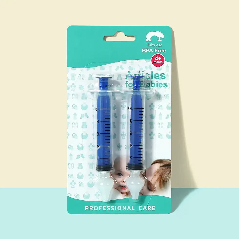 Miniatura: 10ml/20ml Baby Nasal Aspirator Syringe Baby Nose Cleaner Rhinitis Nasal Washer