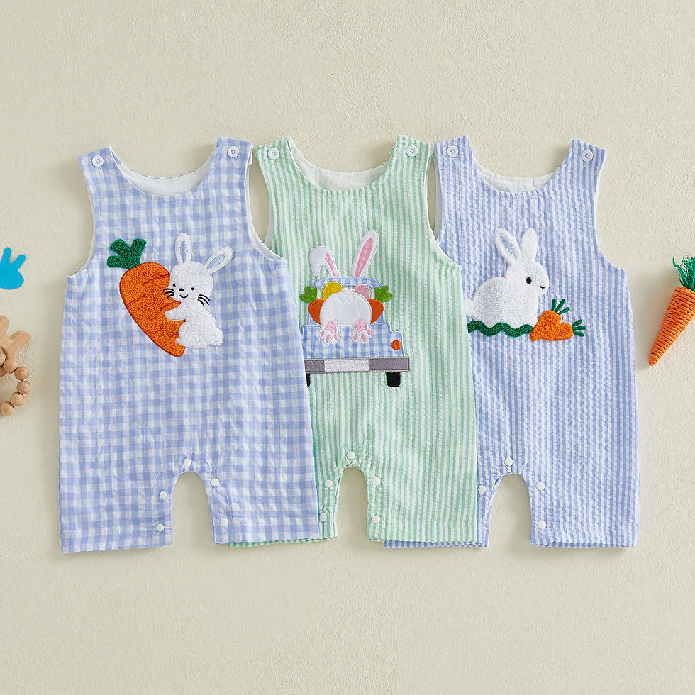 Miniatura: New Baby Boy Romper Cute Embroidered Sleeveless Buttons Short Jumpsuits 2026 Sum