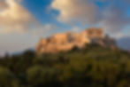plaka greece view of acropolis parthenon