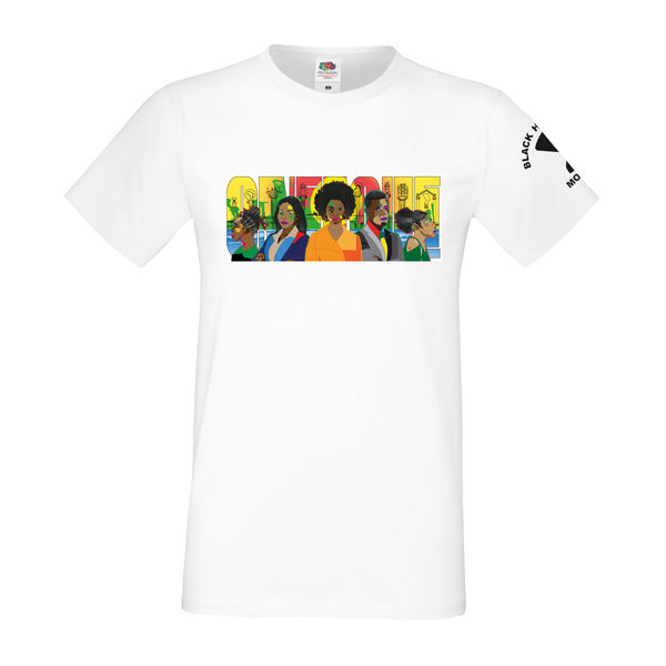 BHM South One Love mural tshirt in white