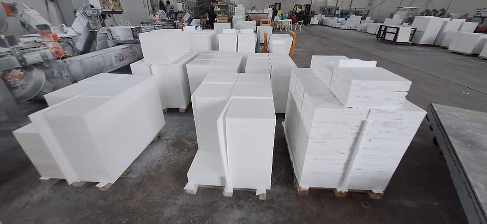 Thassos snow white extra tiles