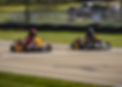 Two kids go karting