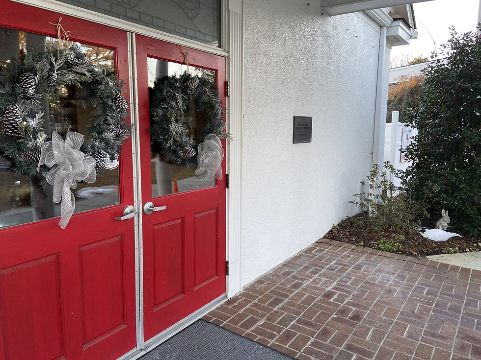 O God, please make the doors of this, your house . . .