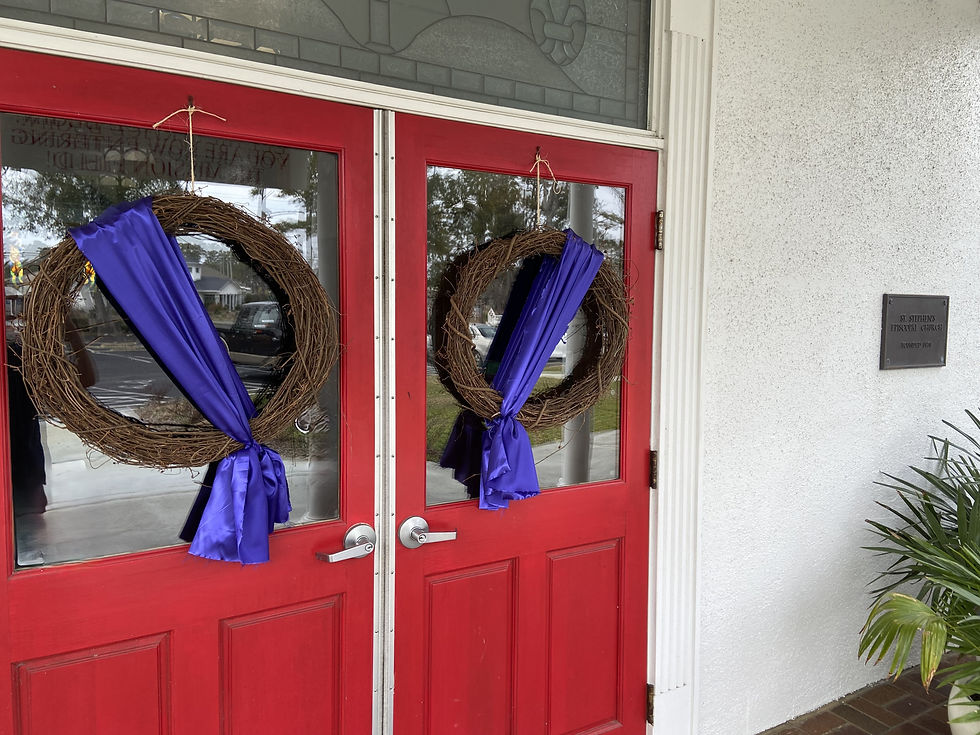 O God, please make the doors of this your house . . .