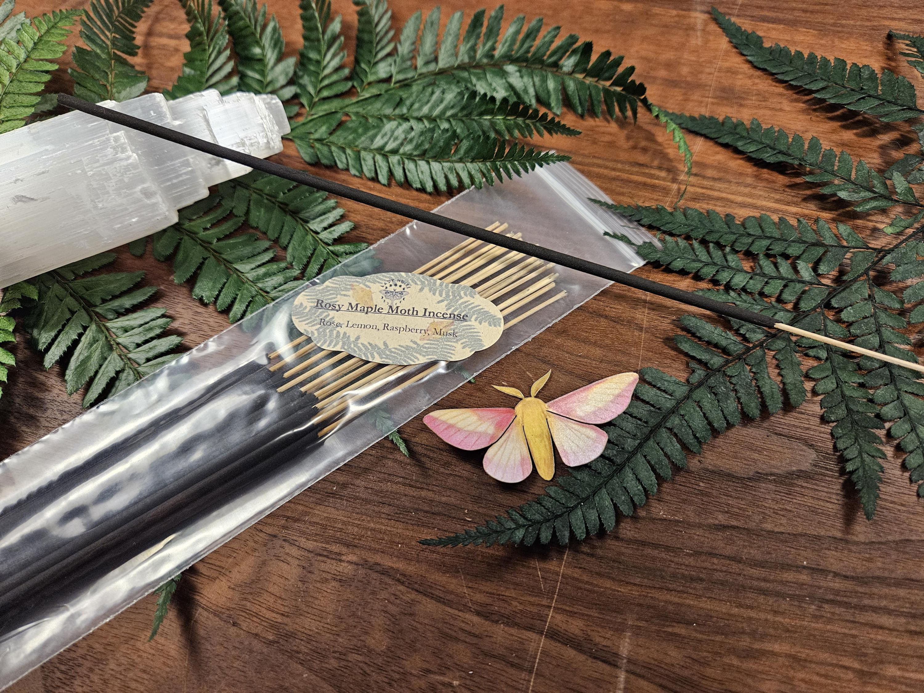 Rosy Maple Moth Incense Collection | Natural Essential Oils