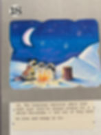 Original storyboard from The Christmas Raccoons