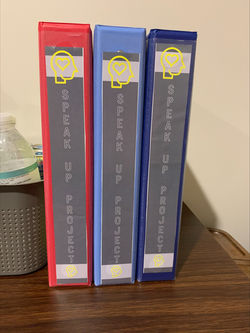 Binders for teachers at CCWH